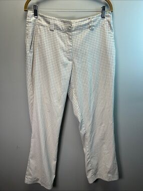 Nike Golf Women's Beige Houndstooth Pants NikeFITDRY